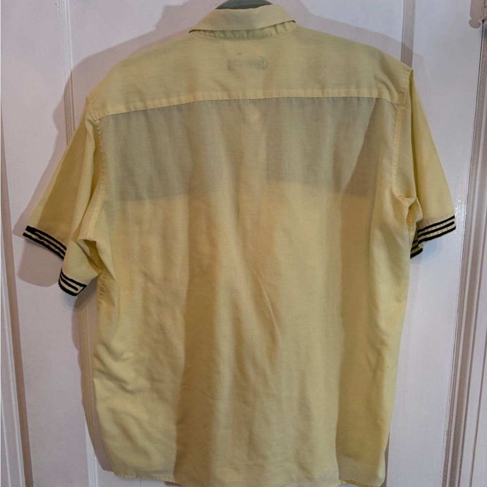 Panhandle Slim Yellow and Brown Embroidered Shirt - Picture 3 of 11